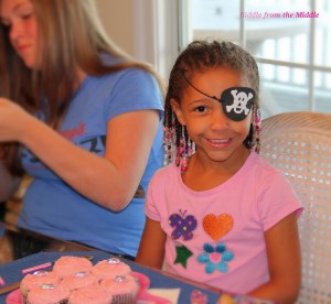 our princess with her pirate patch